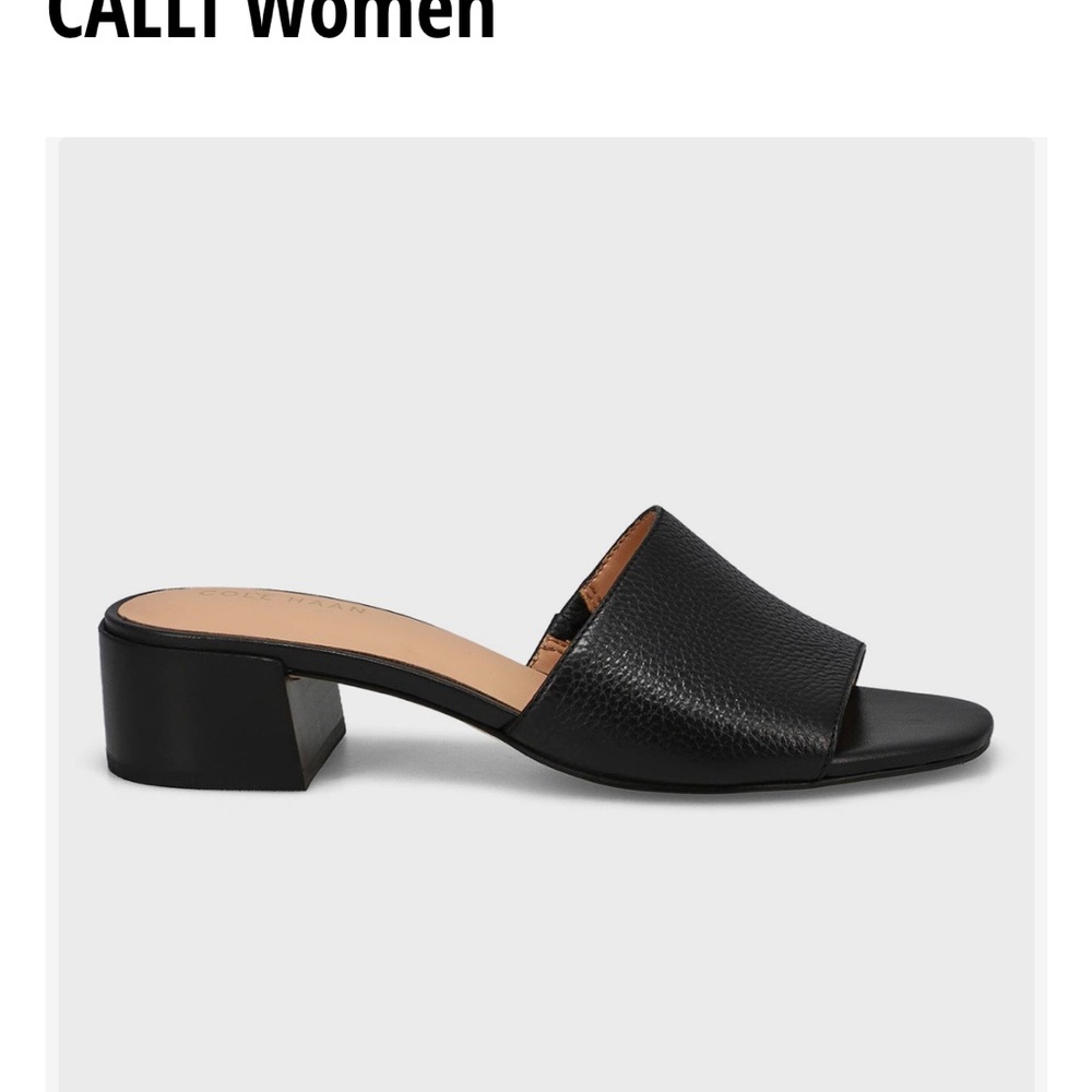 Cole Haan sandal - Calli single band (black leather)